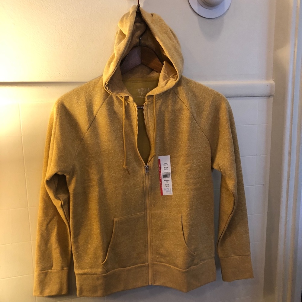 Time and Tru NEW Hooded Zip Sweatshirt Size: S